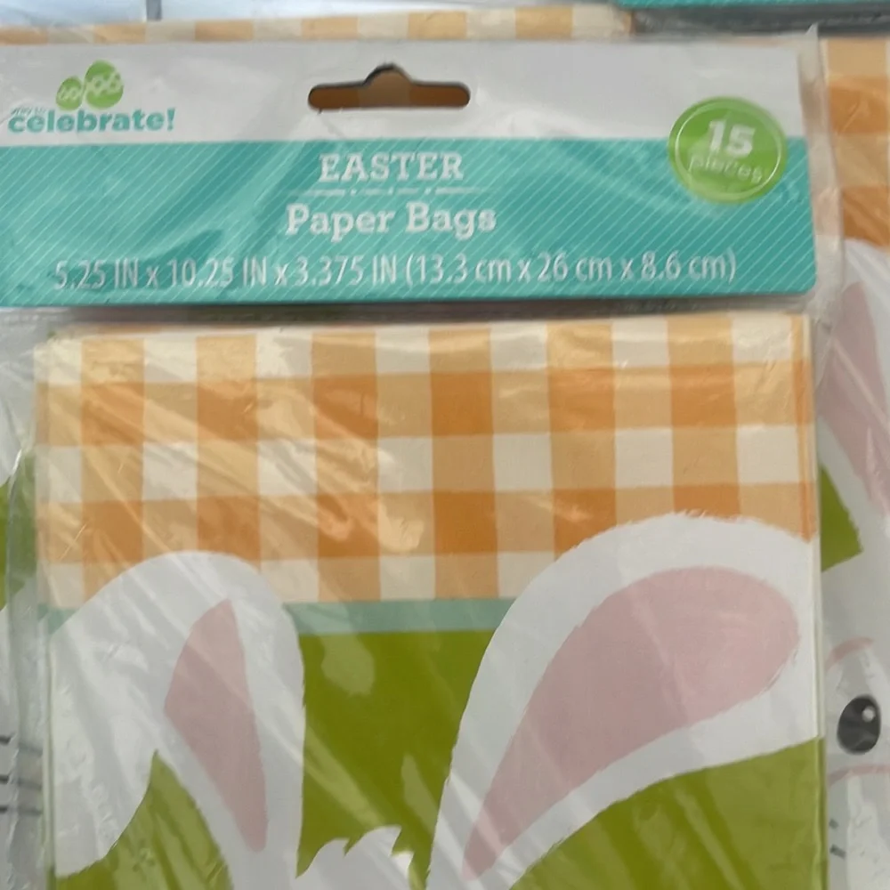 45 Easter paper bags 5.25”x 10.25”